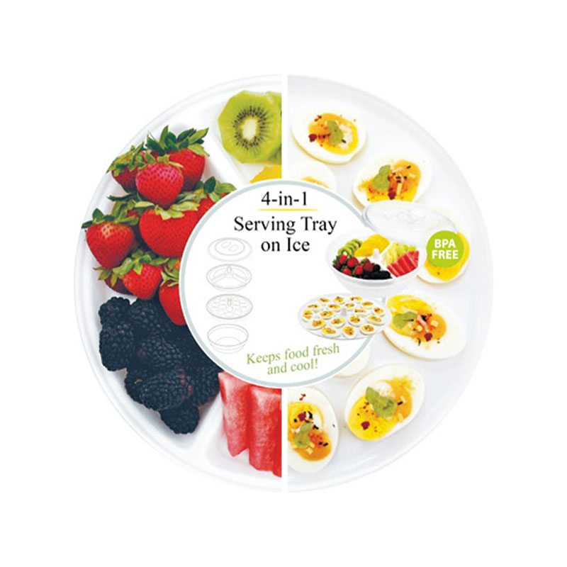 氷上の4 in 1サービングトレイ